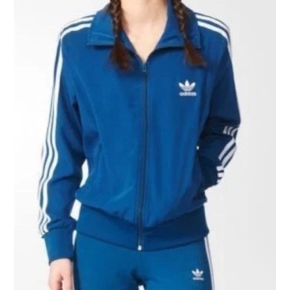 Adidas AY8391 Women Original Firebird Track Suit Jacket Coat Fit Gym Sz S F3 - Picture 12 of 12